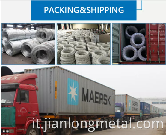 Galvanized Wire Shipping